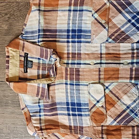 French Connection Men's Medium Button Down Shirt Sleeved Shirt - Picture 2 of 4